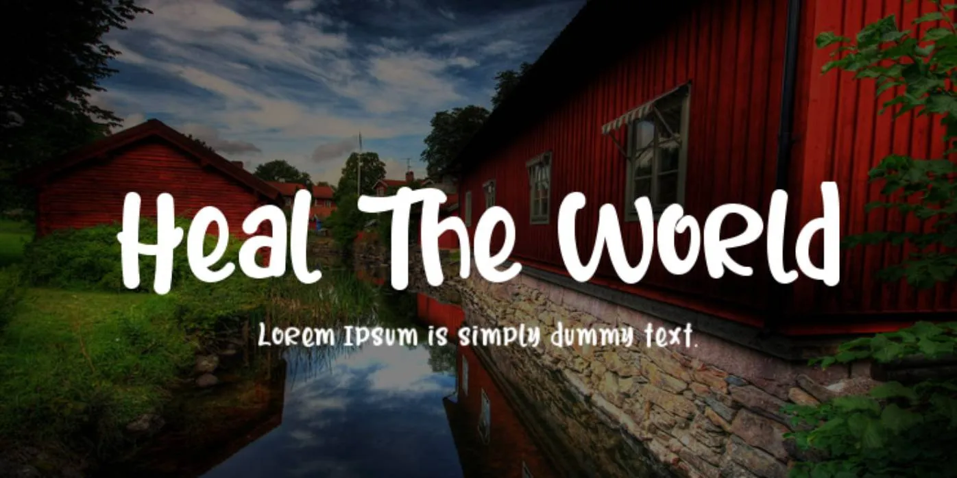 Heal The World Font Free Download