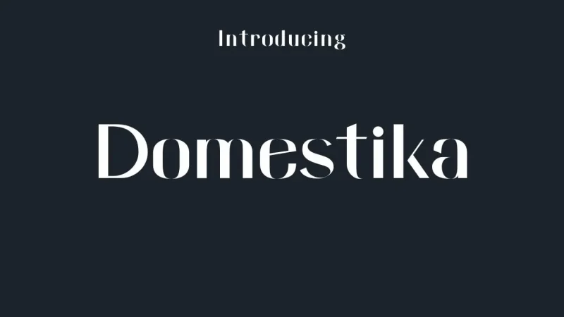 Domestika Font Free Download