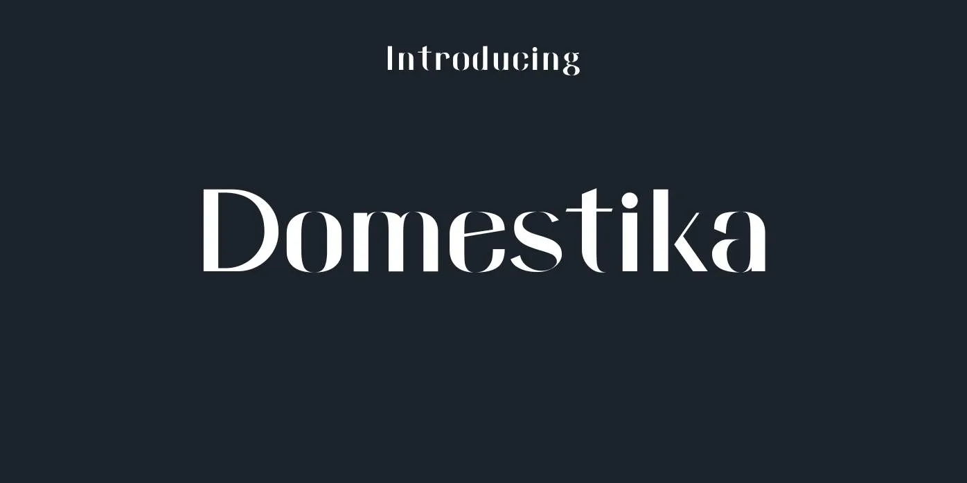 Domestika Font Free Download