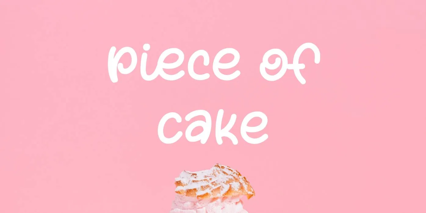 Piece of Cake Font Free Download