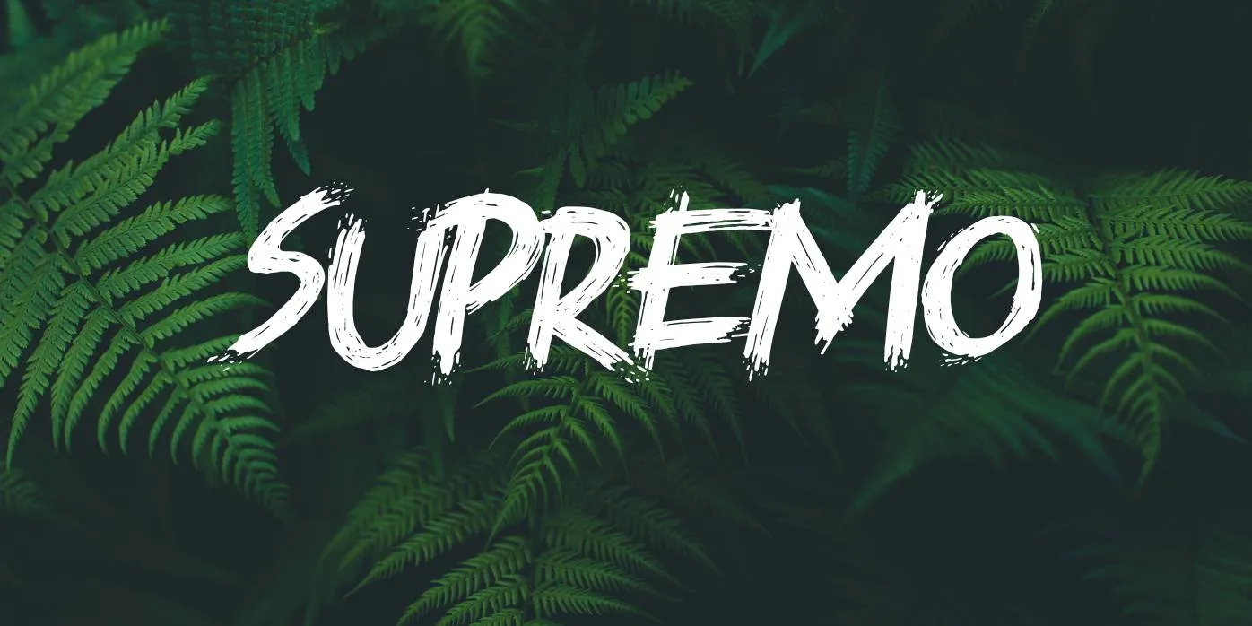 Supremo Font Free Download