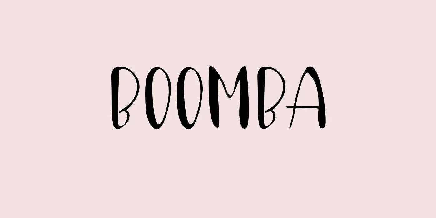 Boomba Font Free Download