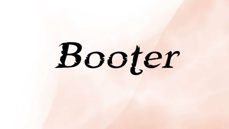 Booter Font Free Download