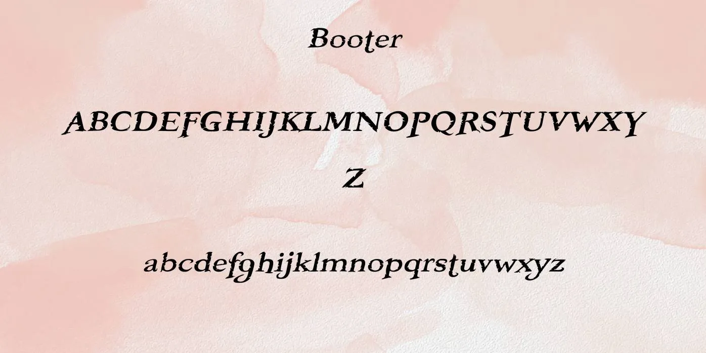 Booter Font View