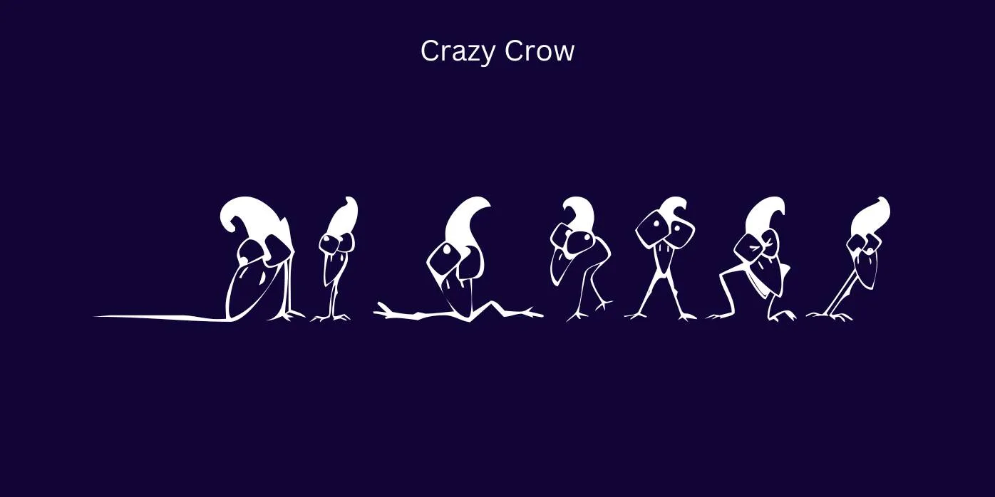 KR Crazy Crow Font