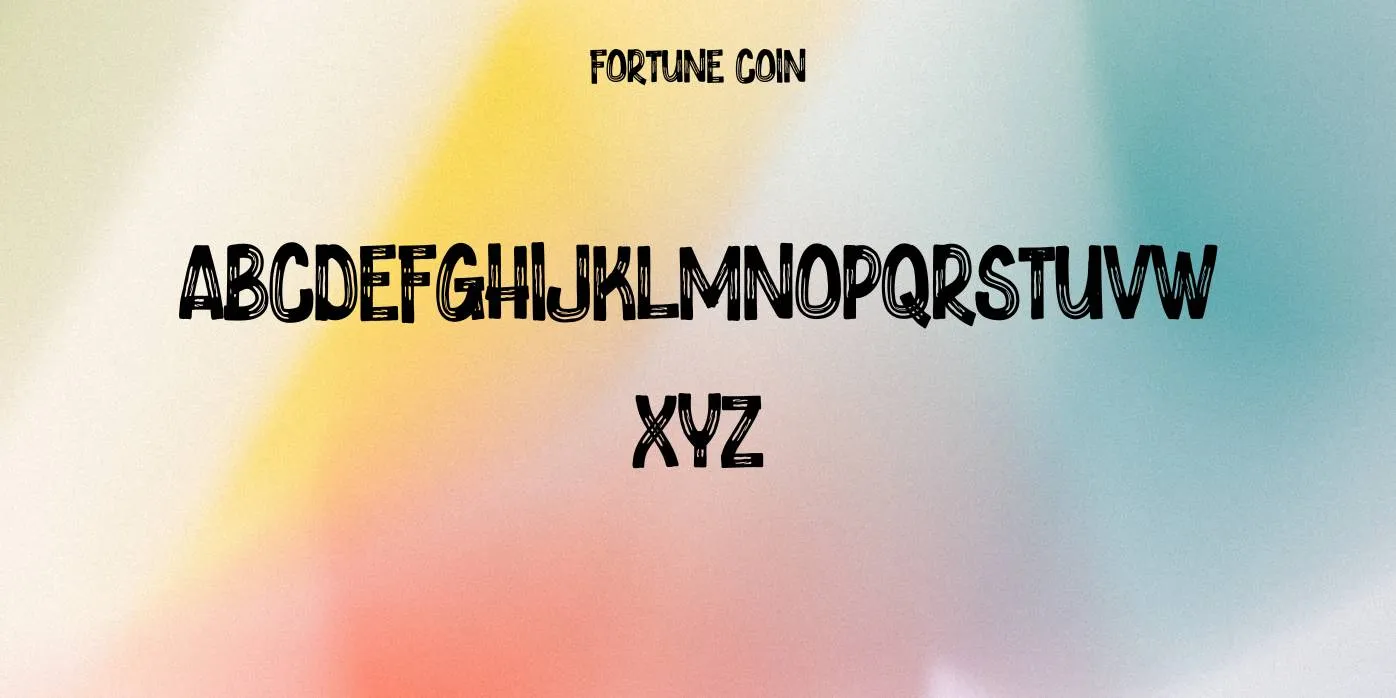 Fortune Coin Font