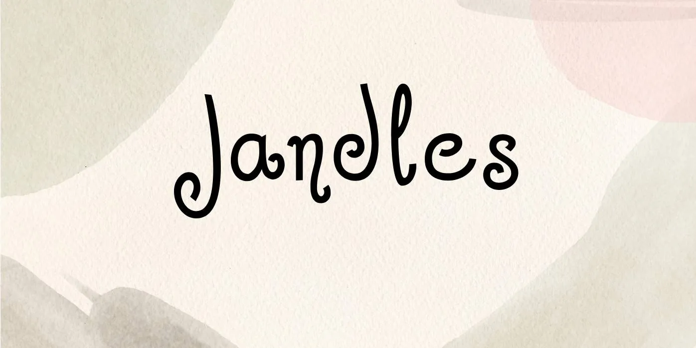 Jandles Font Free Download