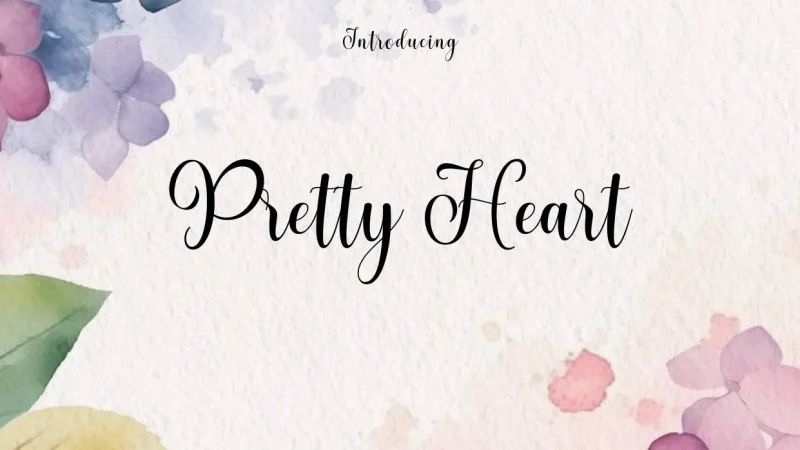 Pretty Heart Font Free Download