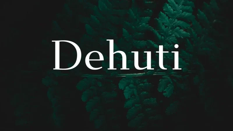 Dehuti Font Free Download