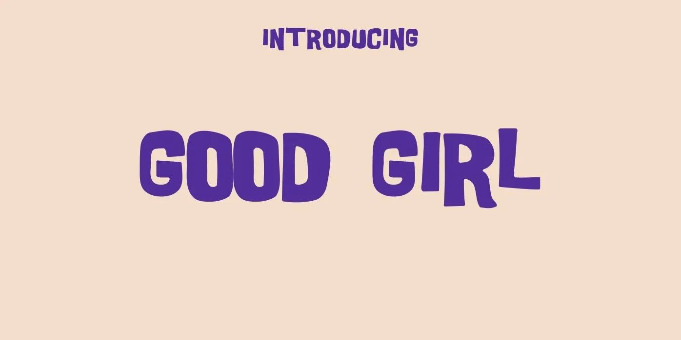 Good Girl Font Free Download