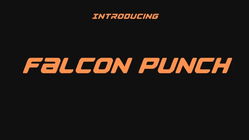 Falcon Punch Font Free Download