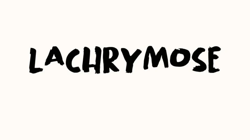 Lachrymose Font Free Download