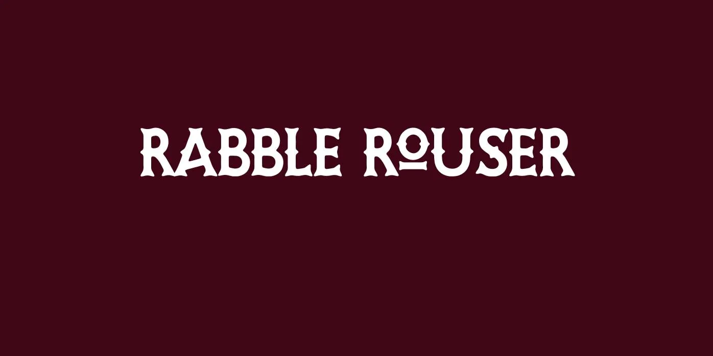 Rabble Rouser Font Free Download