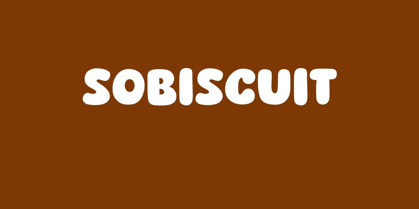 Sobiscuit Font Free Download