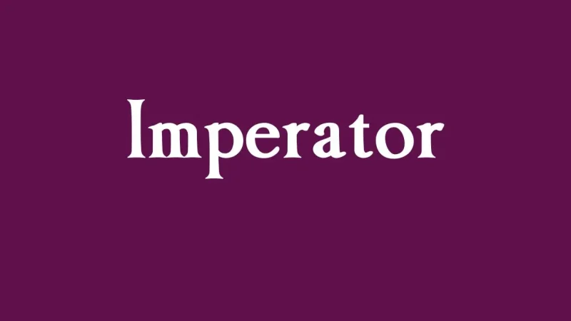 Imperator Font Free Download